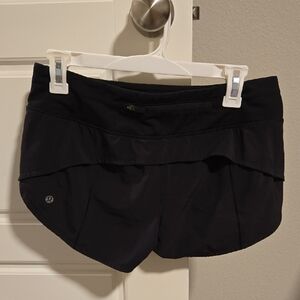 lululemon athletica Women's Black Speed Up Shorts